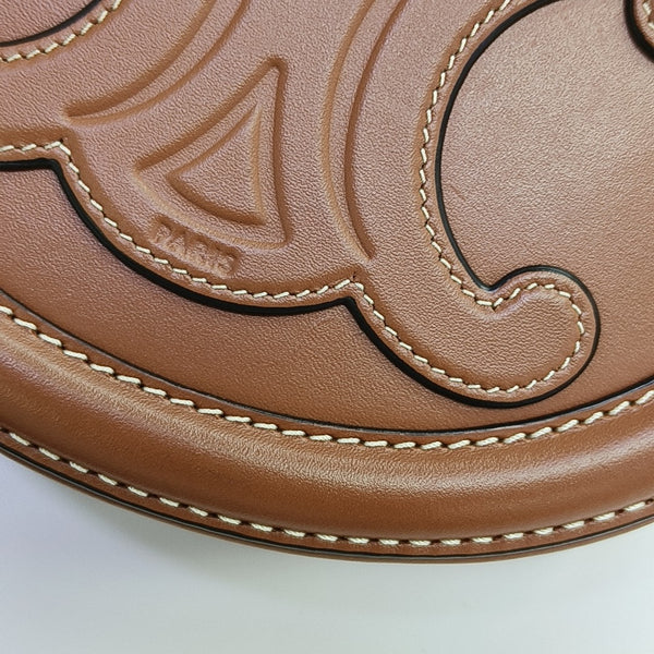 TRIOMPHE Small Calfskin Brown