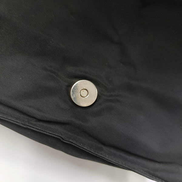 Nylon Shoulder Bag Black