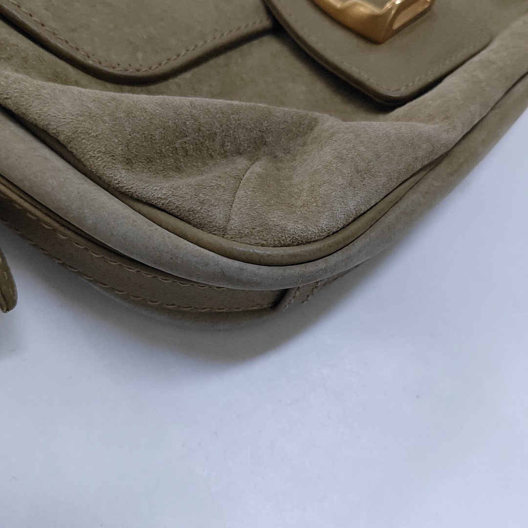Stirrup Suede Beige