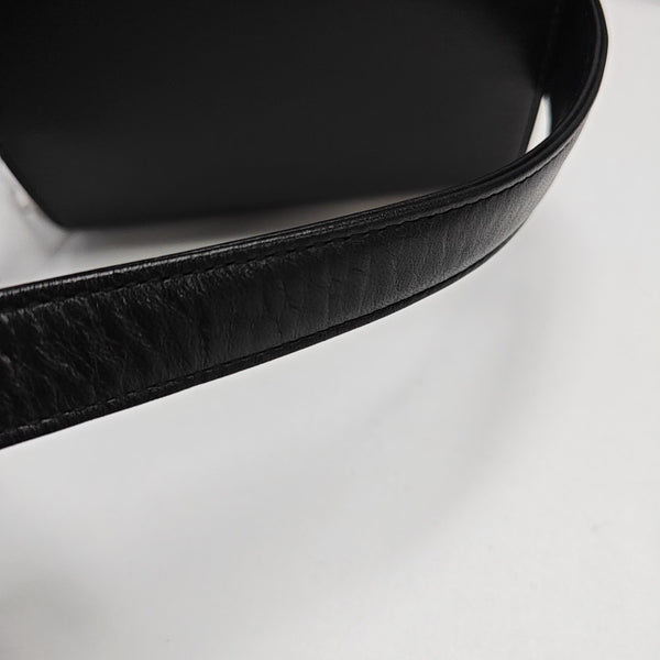 Calfskin Top Handle Bag Black