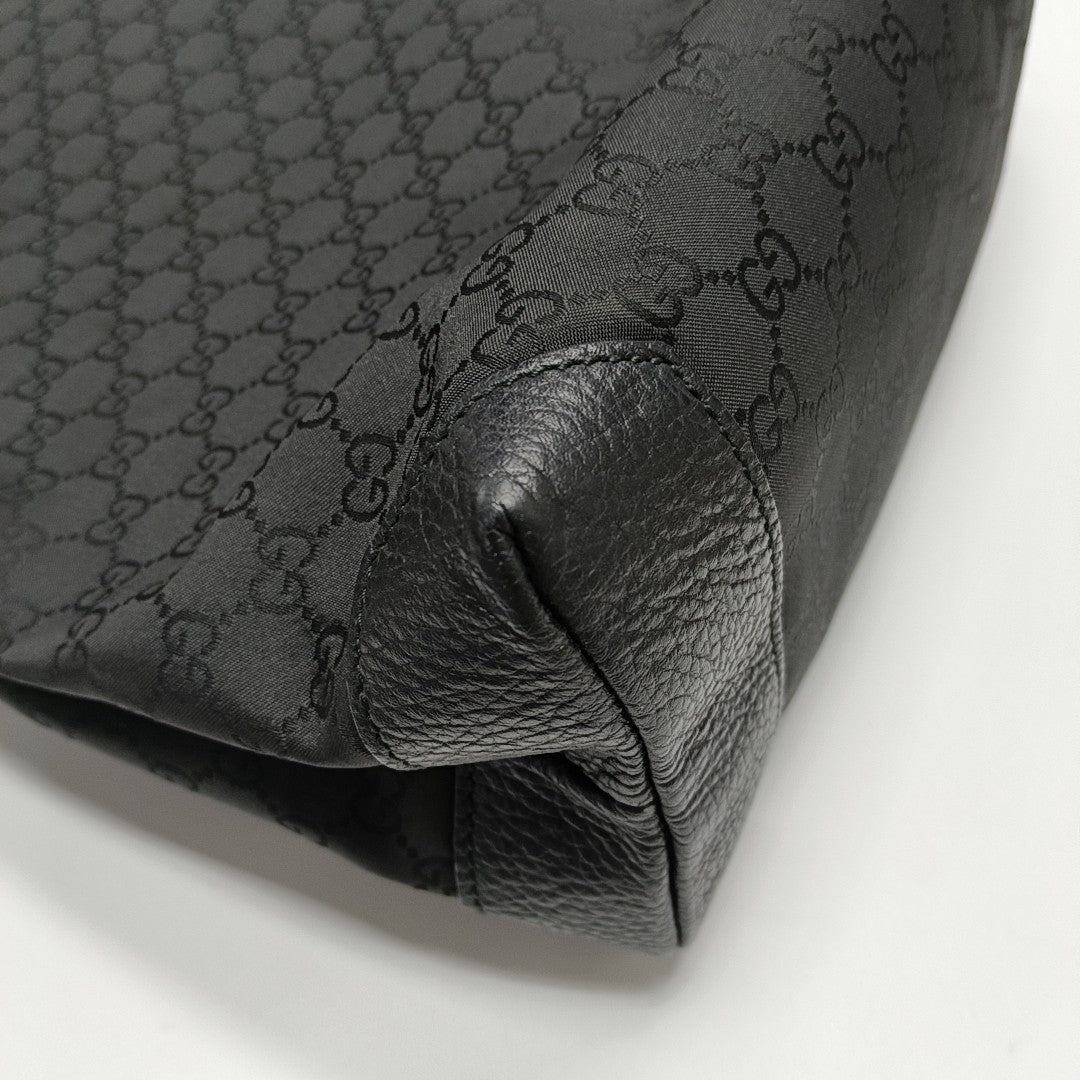 Monogram Canvas Tote Bag Black