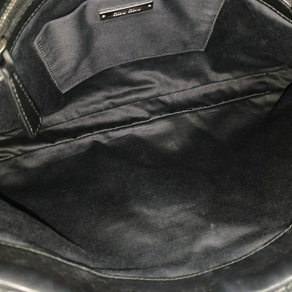 Crystal Quilted Lambskin Black