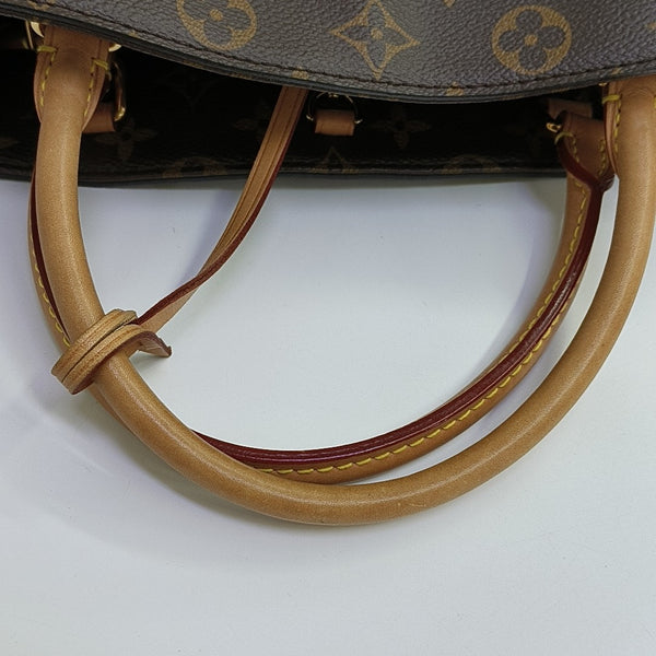 MONTAIGNE Monogram Coated Canvas Brown