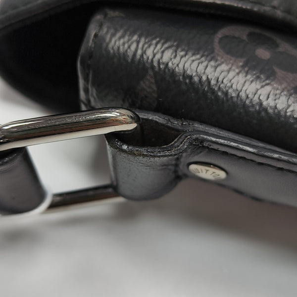 DISTRICT MM Monogram Coated Canvas Black