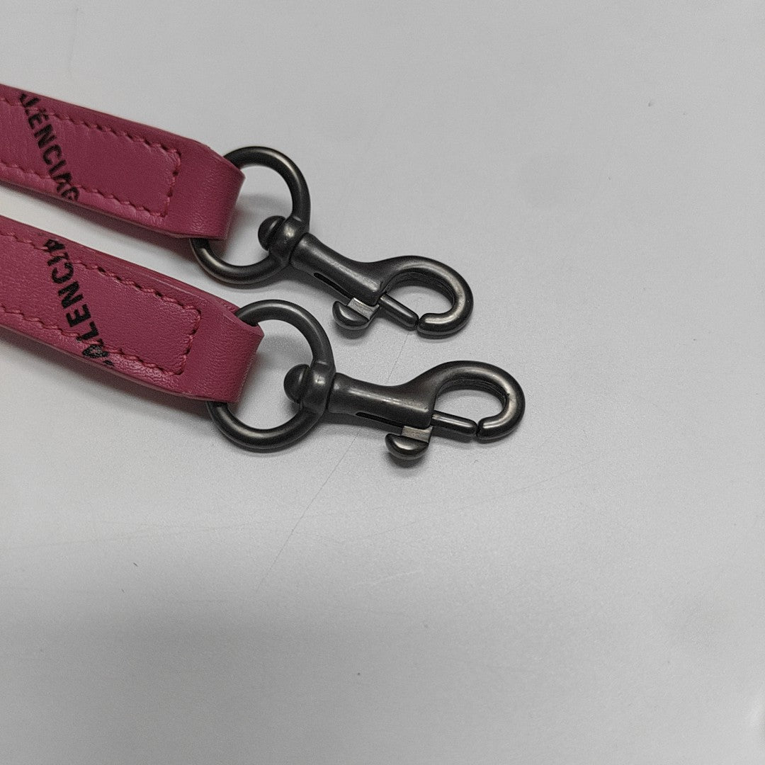 Top Handle Calfskin Red