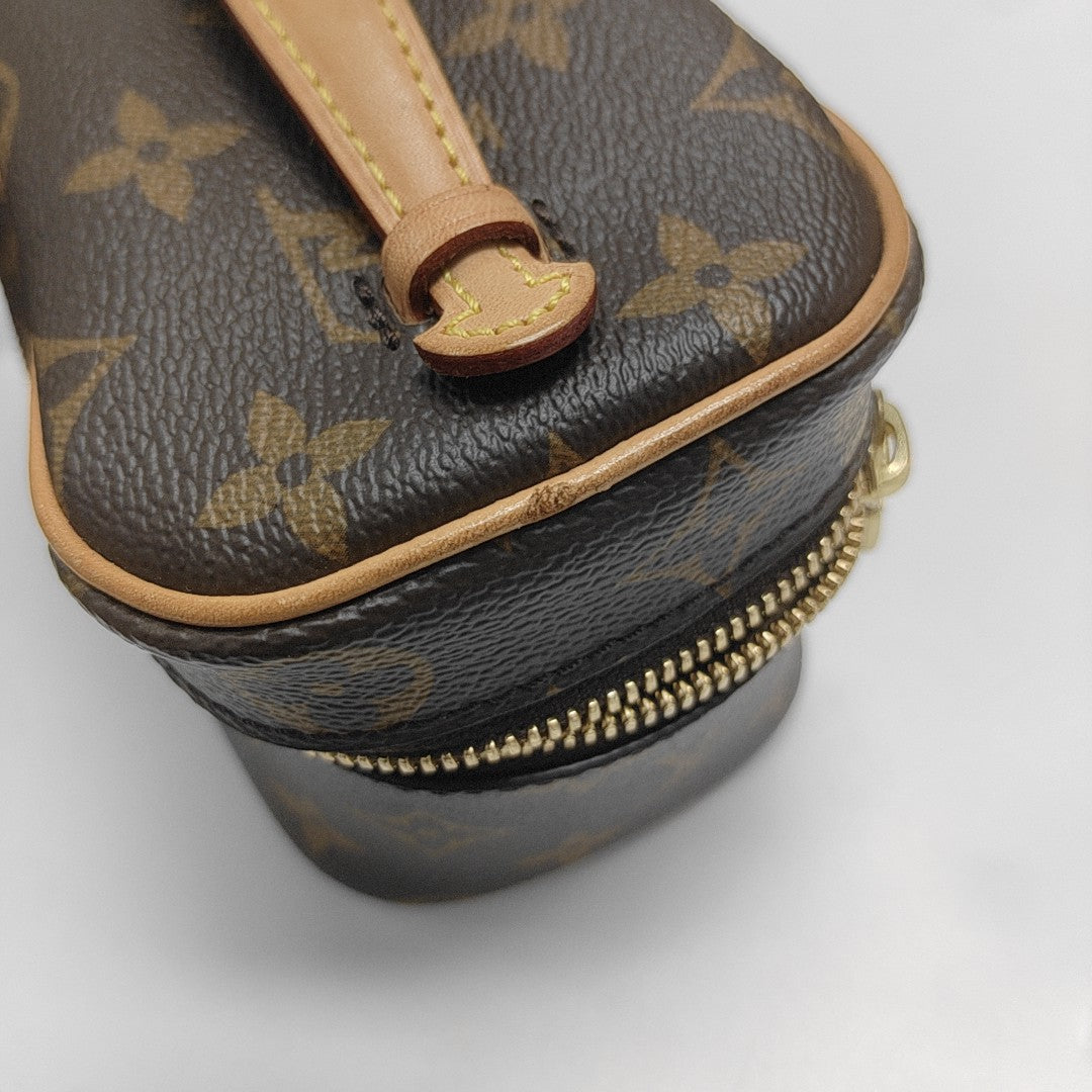 NICE Super Mini Monogram Coated Canvas Brown