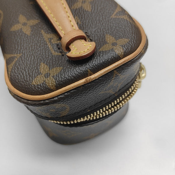 NICE Super Mini Monogram Coated Canvas Brown