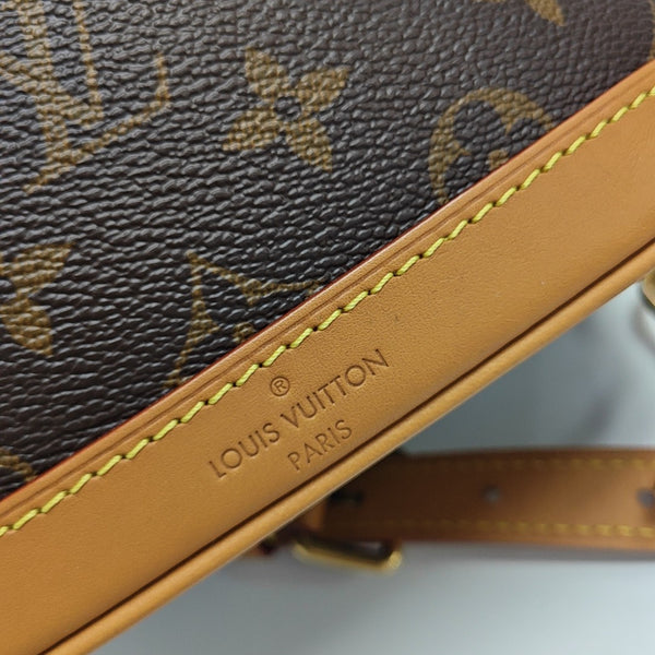 MILK BOX Monogram Coated Canvas Brown