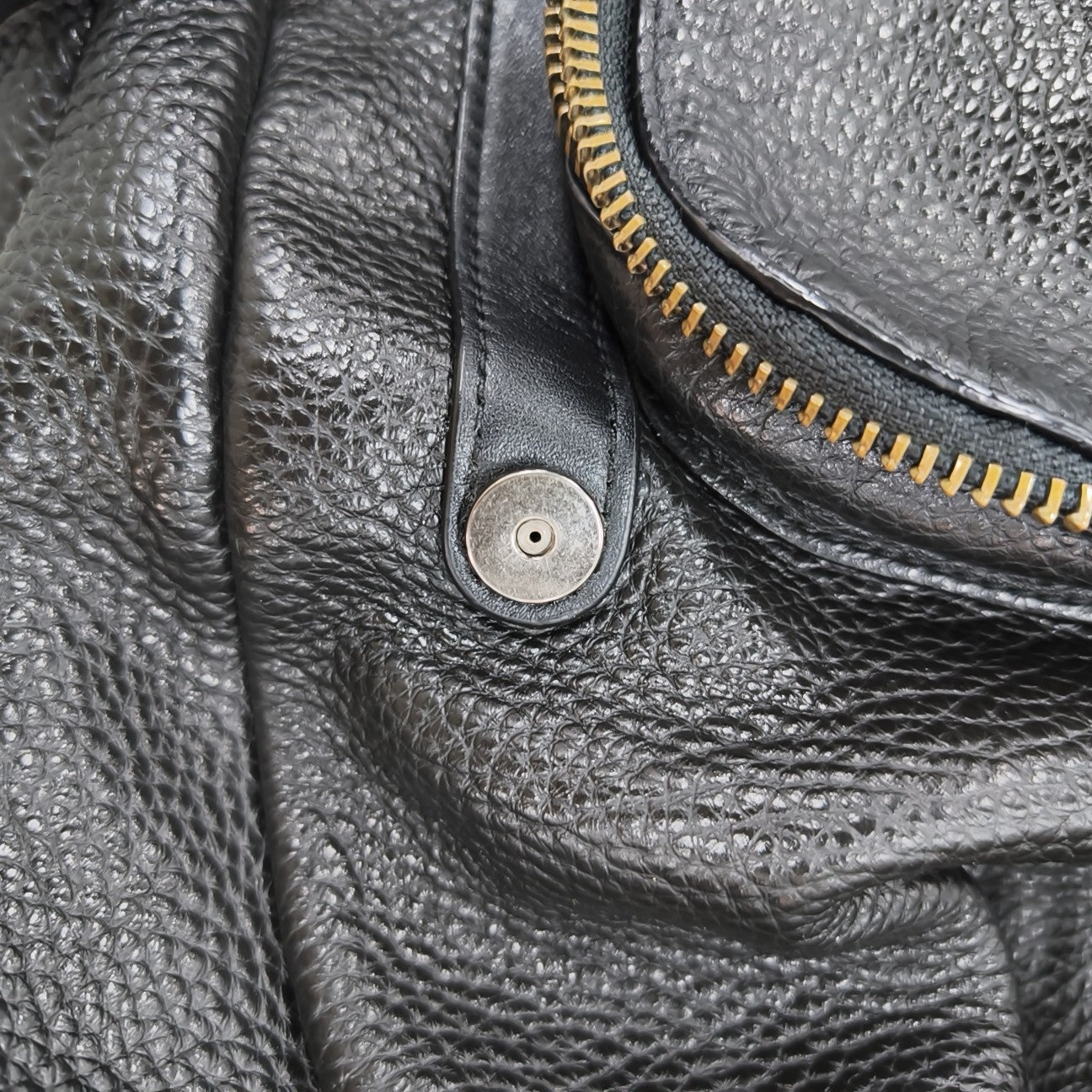 Calfskin Backpack Black