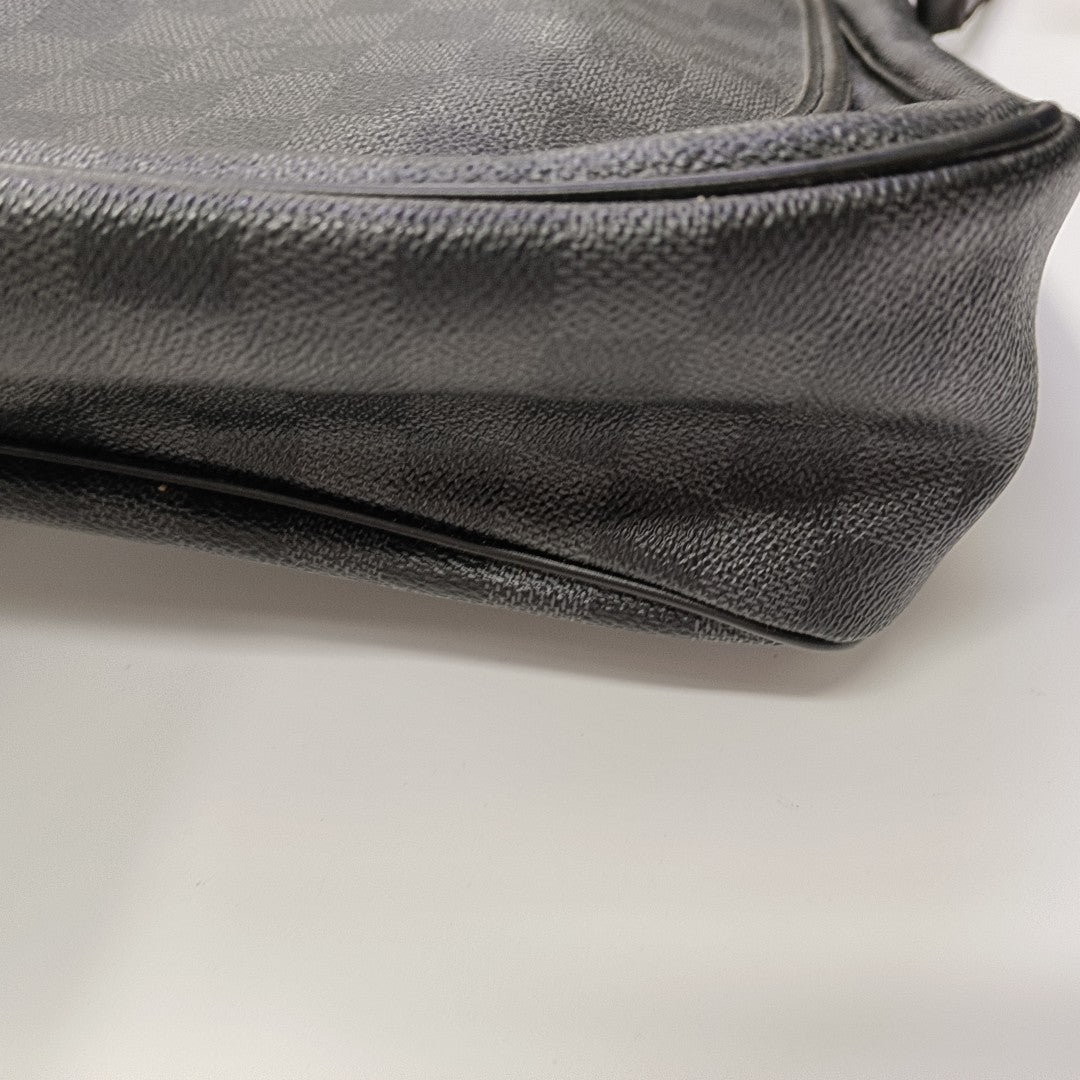 DANIEL Damier Graphite Coated Canvas Gray