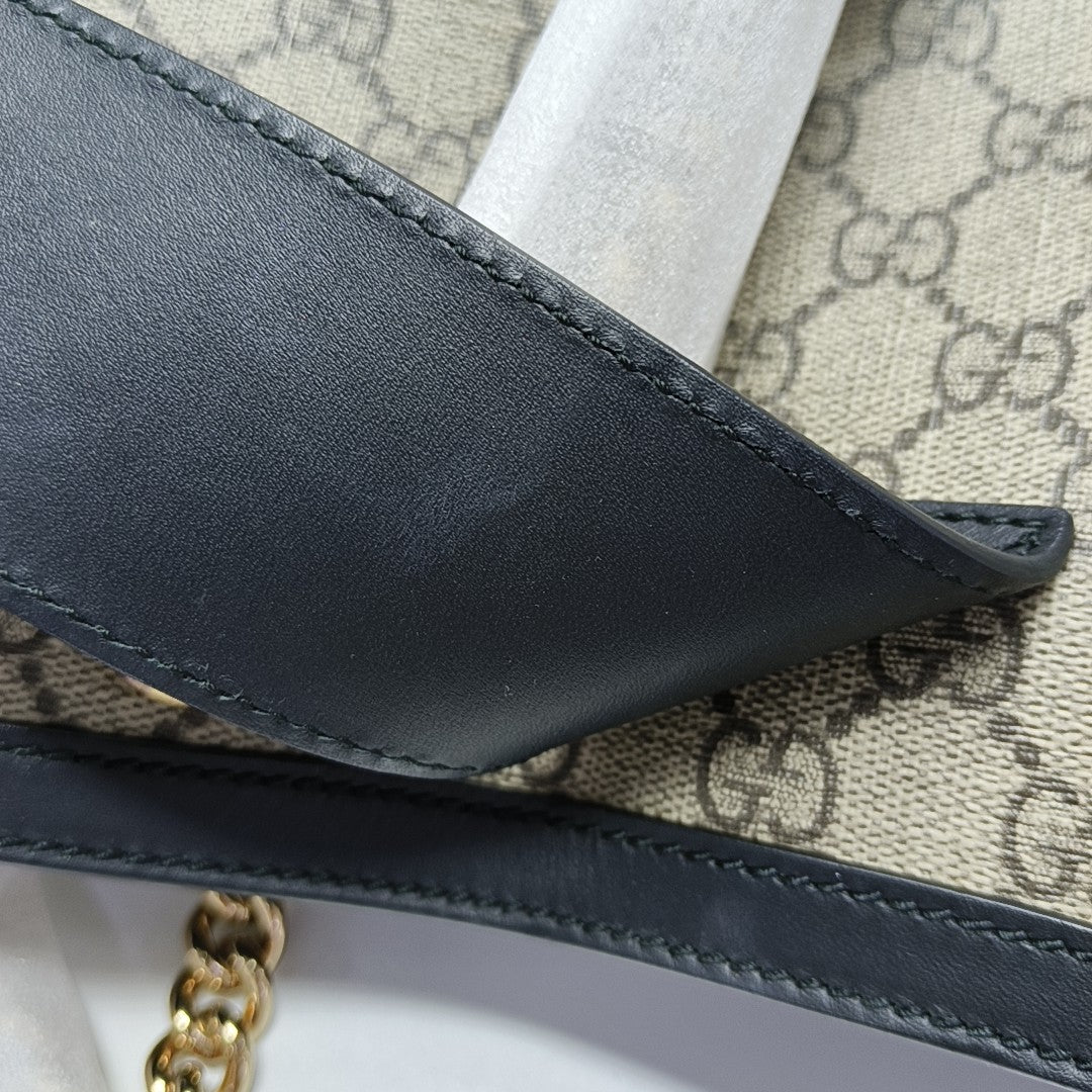 Padlock Small Monogram Coated Canvas Beige