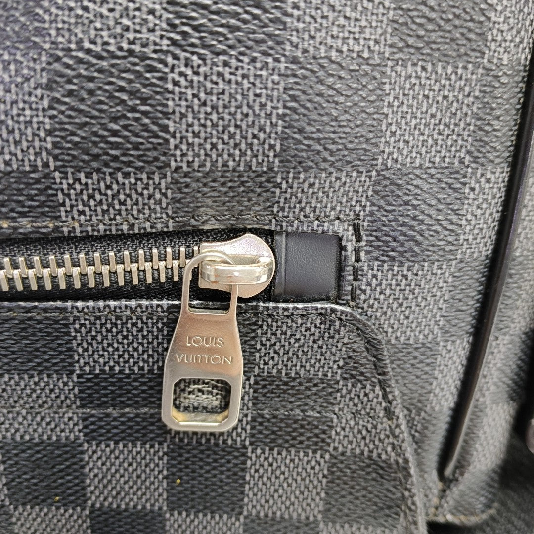 DISTRICT MM Damier Graphite Coated Canvas Gray