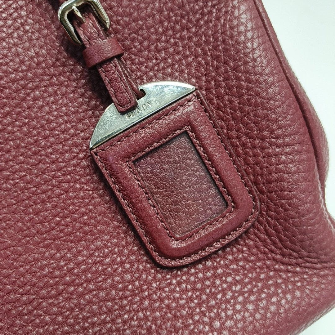 Calfskin Tote Bag Red