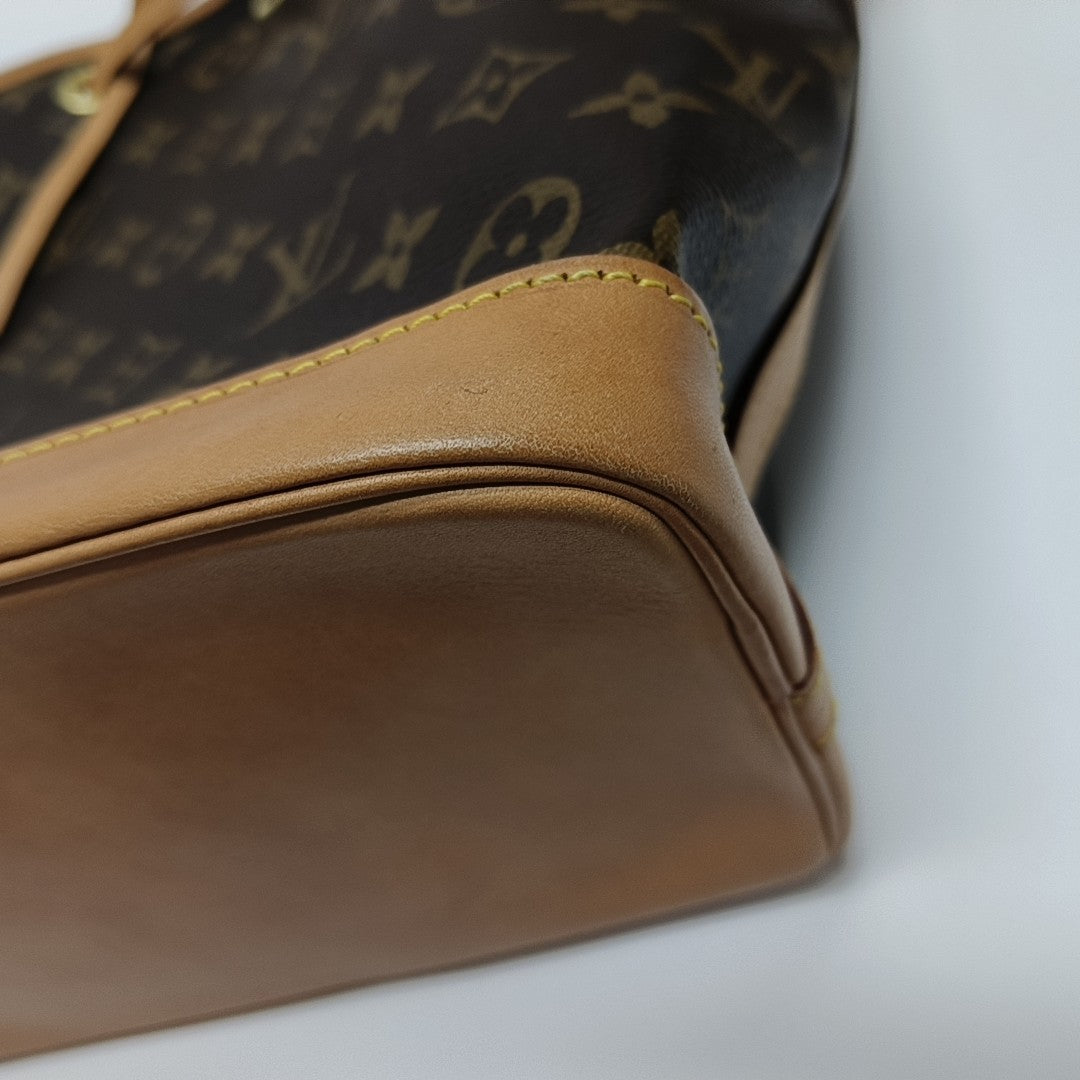 NOÉ BB Monogram Coated Canvas Brown
