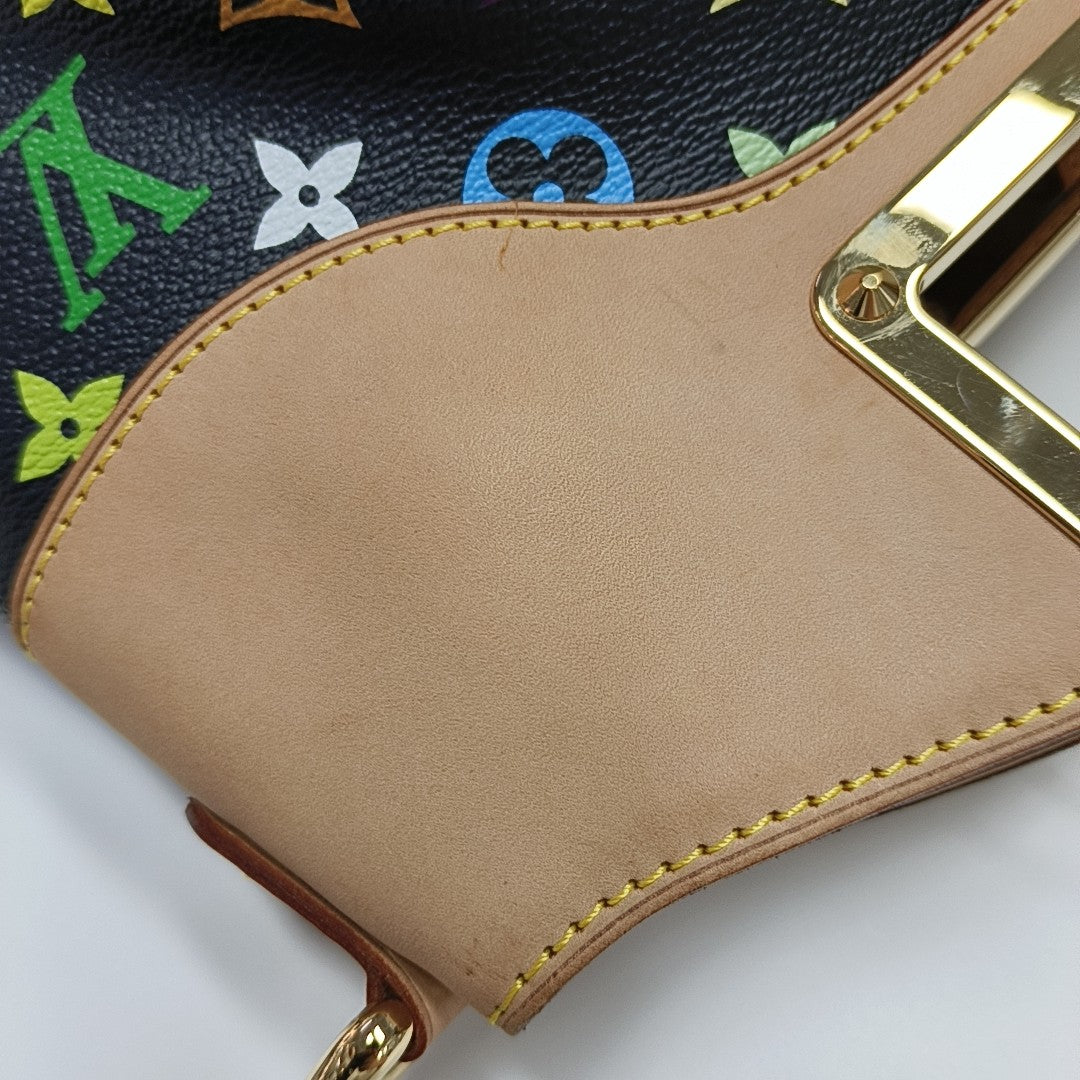 LV × TM JUDY MM Monogram Coated Canvas Black
