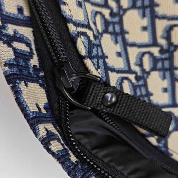 Diortravel Oblique Canvas Blue