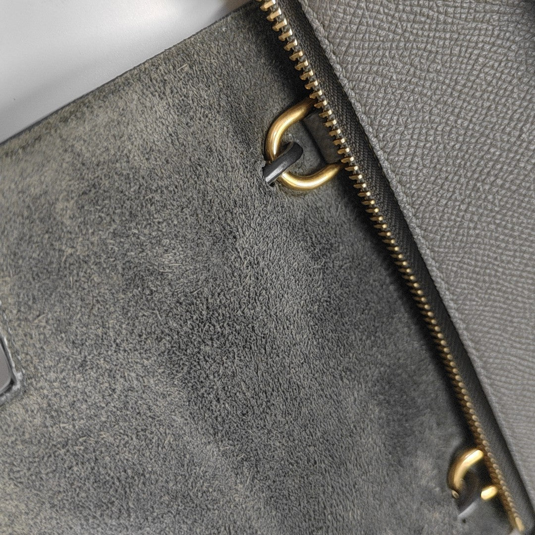 BELT Nano Calfskin Gray