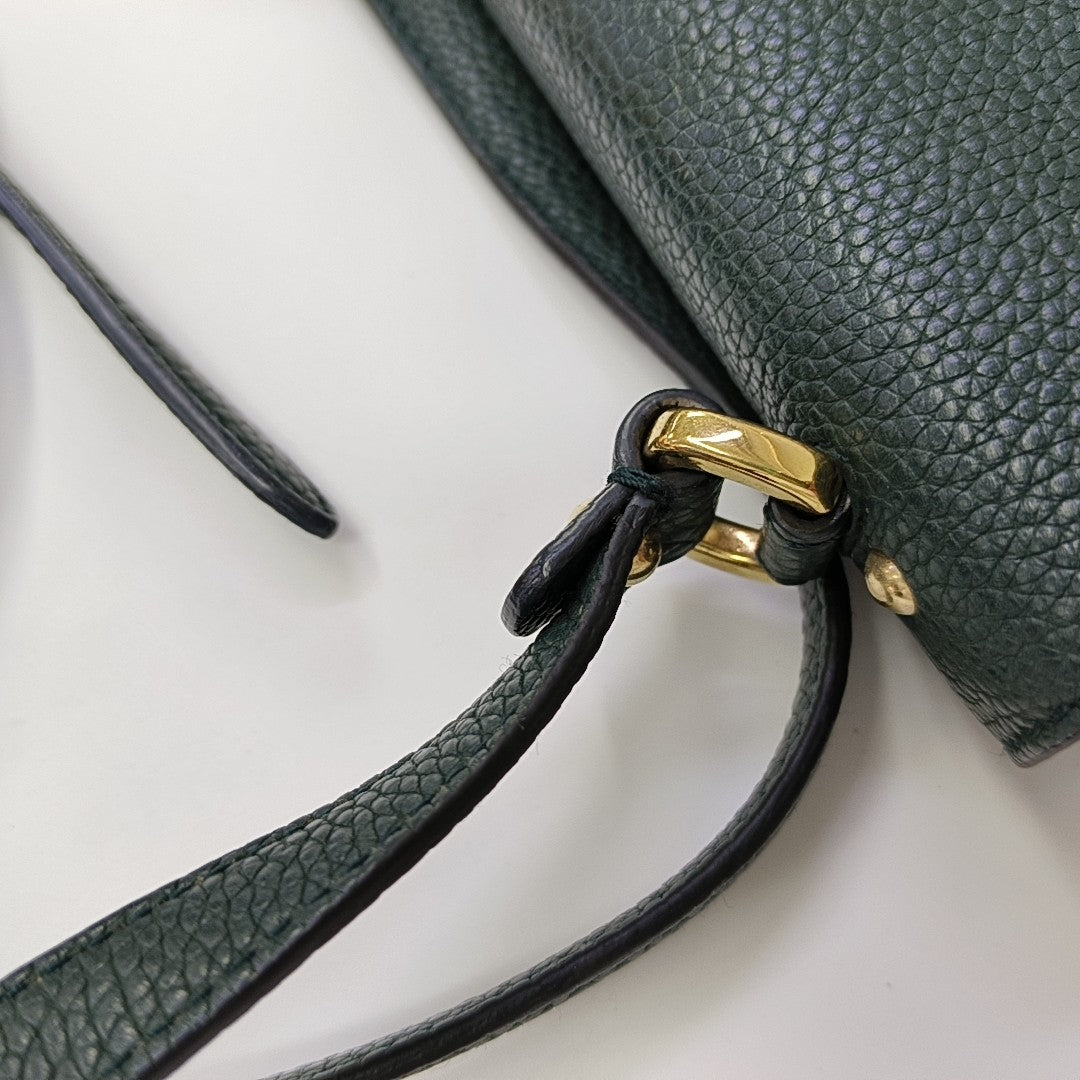 Calfskin Shoulder Bag Green