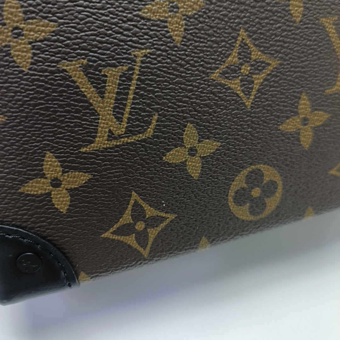 SOFT TRUNK Mini Monogram Coated Canvas Brown