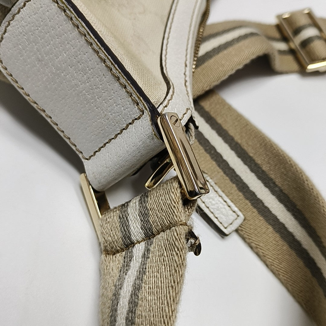 Monogram Coated Canvas Beige
