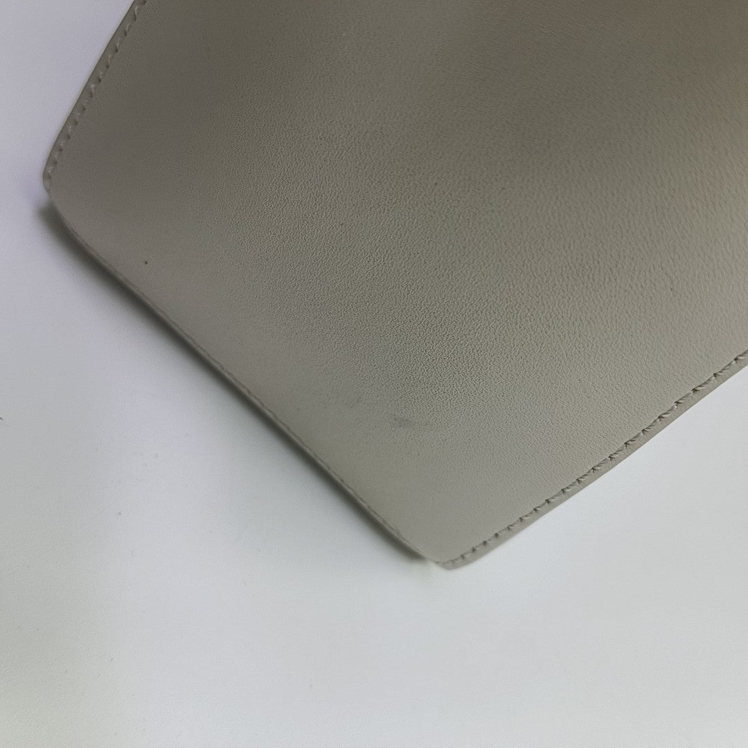 Puzzle Small Calfskin White