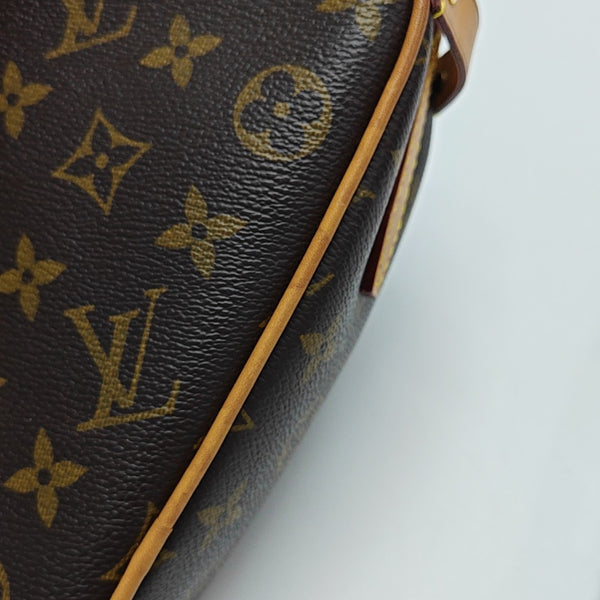 GAME ON Monogram Coated Canvas Brown