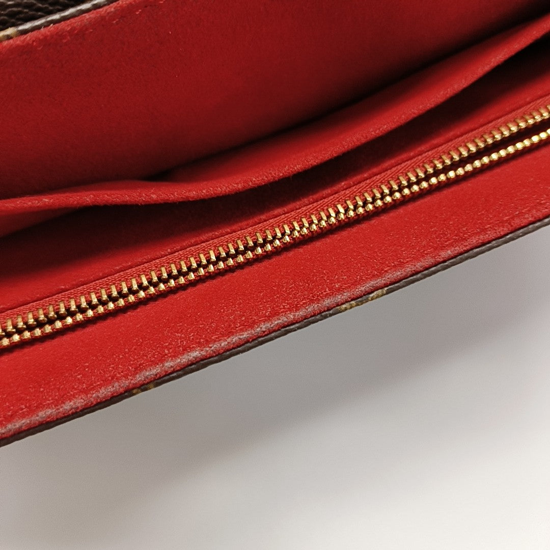 SAINT PLACIDE Monogram Coated Canvas Brown