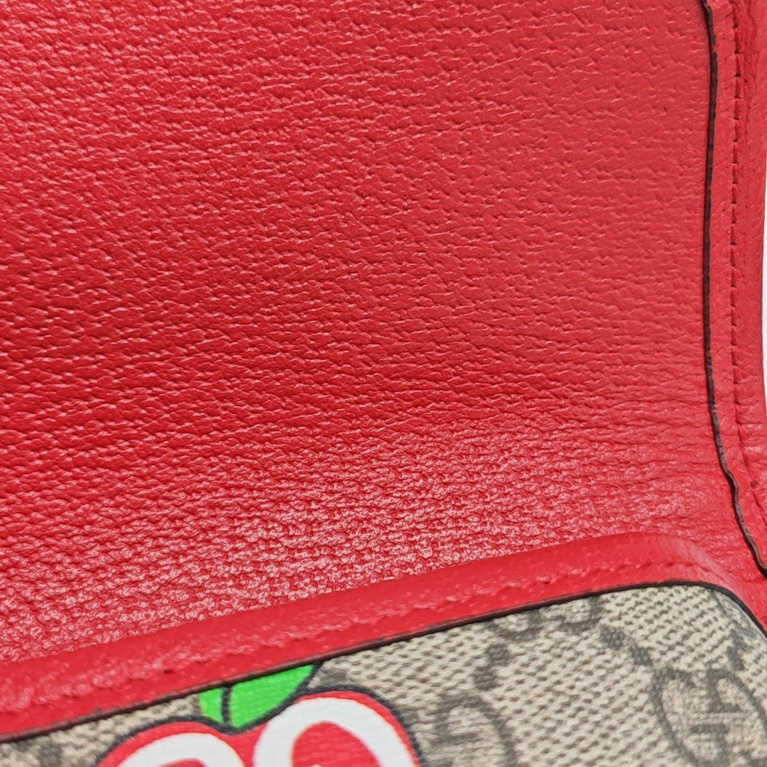 Neo Vintage Monogram Coated Canvas Red