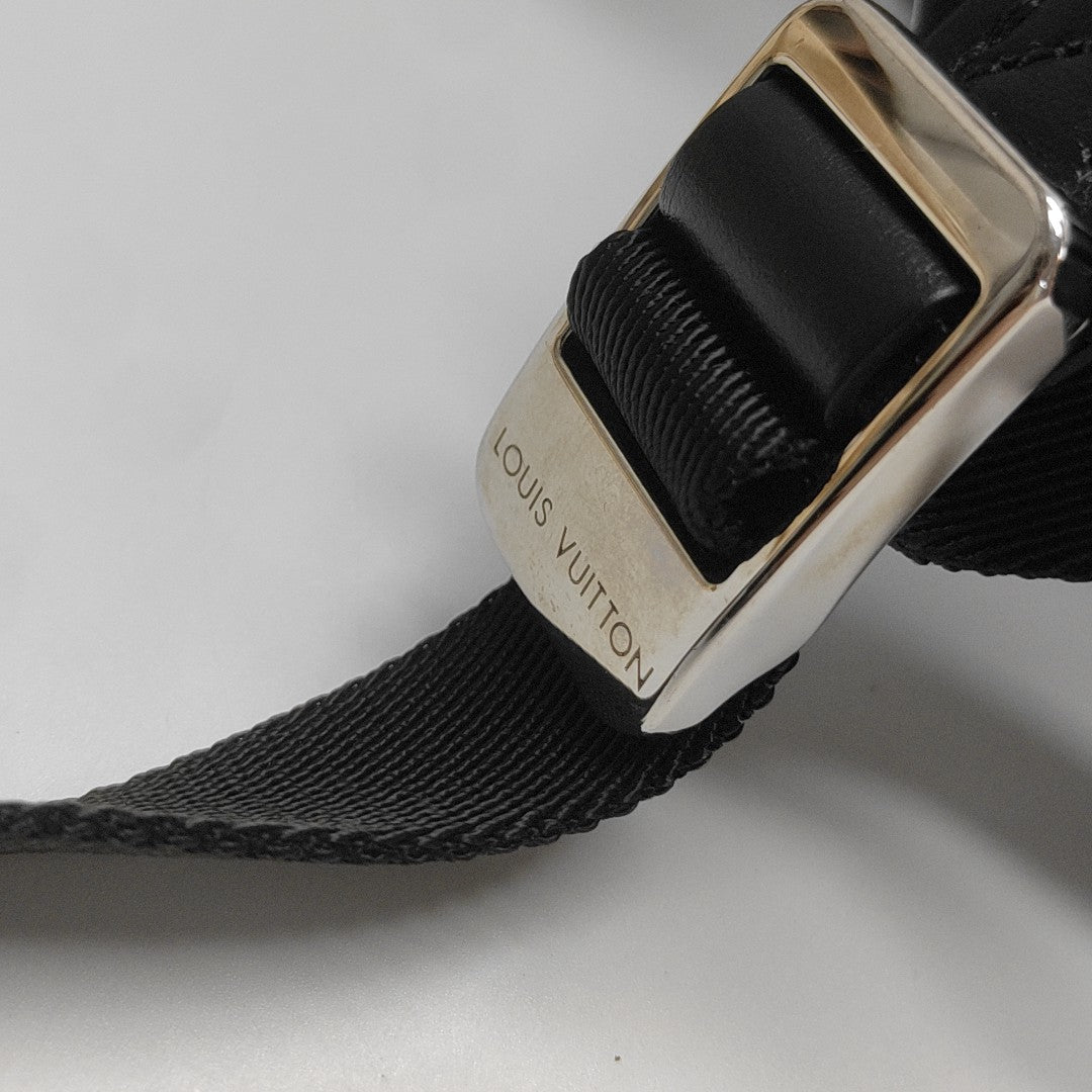 JOSH Damier Graphite Coated Canvas Gray