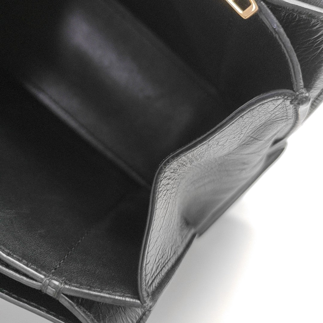Crush Medium Calfskin Black