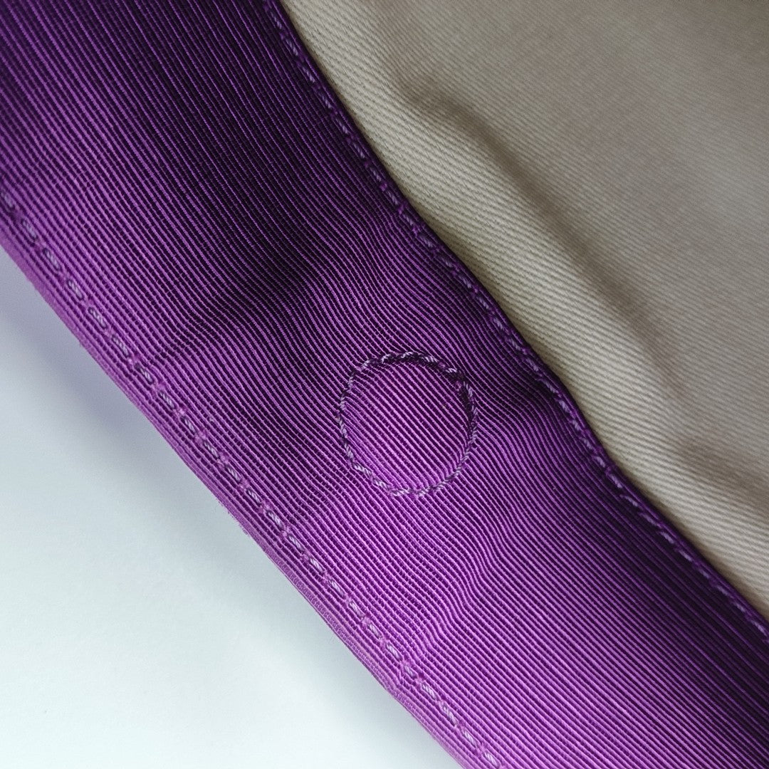 Fabric Shoulder Bag Purple