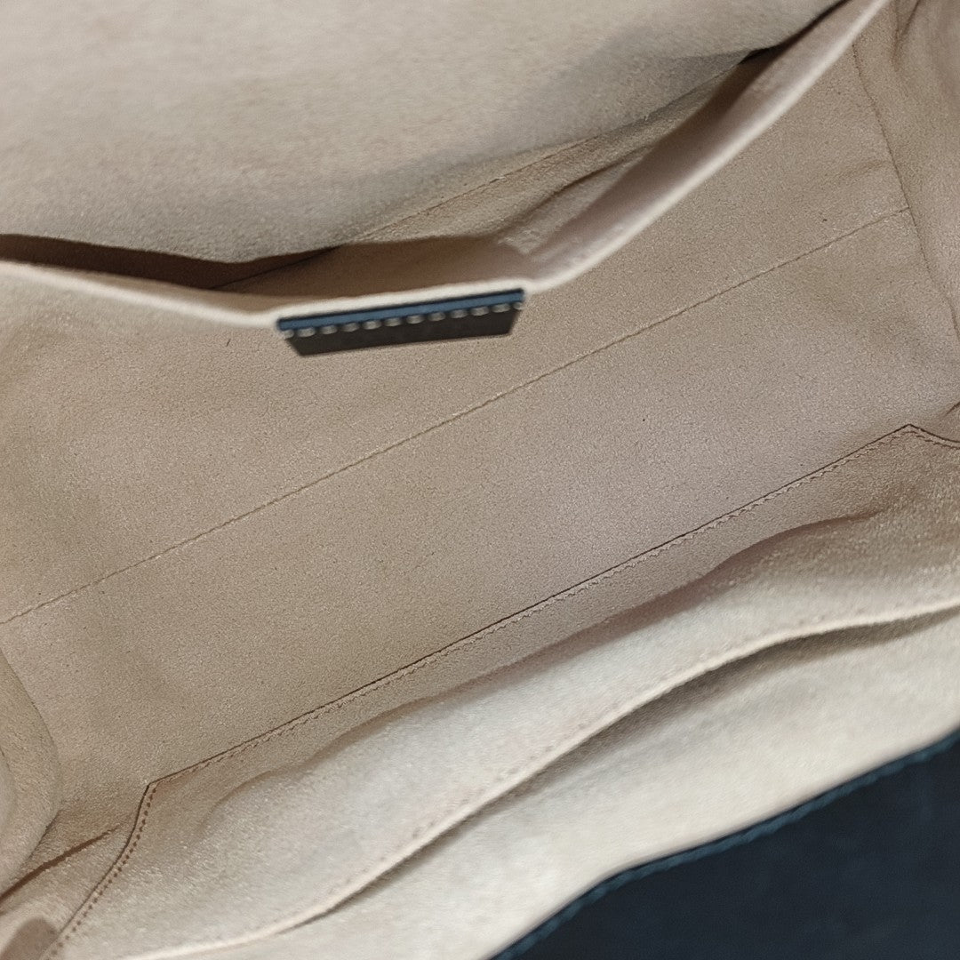 Padlock Small Monogram Coated Canvas Beige