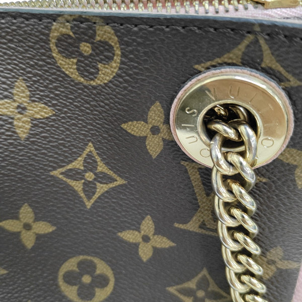 SURENE BB Monogram Coated Canvas Brown
