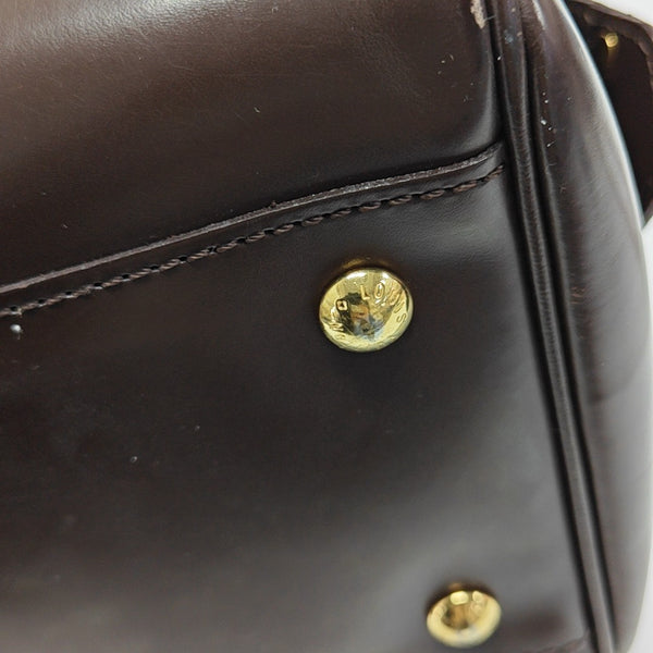 KNIGHTSBRIDGE Damier Ebene Coated Canvas Brown