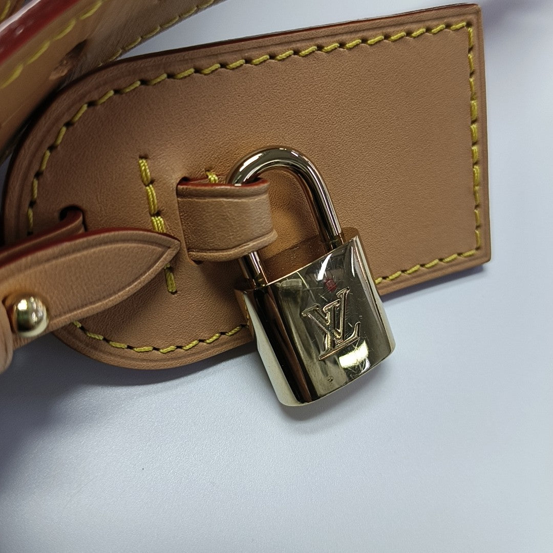 ALL IN GM Monogram Coated Canvas Brown