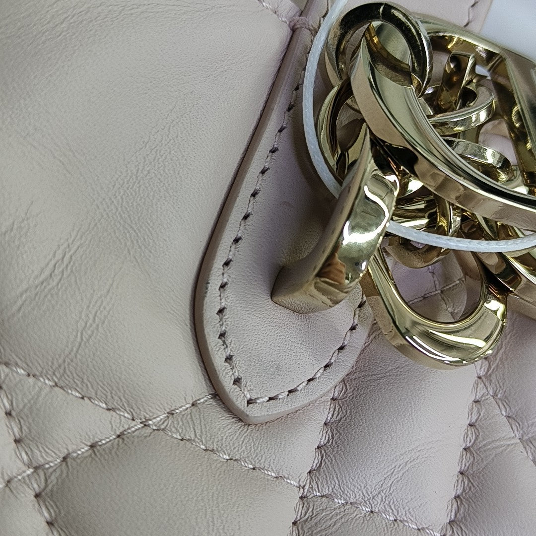 Toujours Small Cannage Calfskin Pink