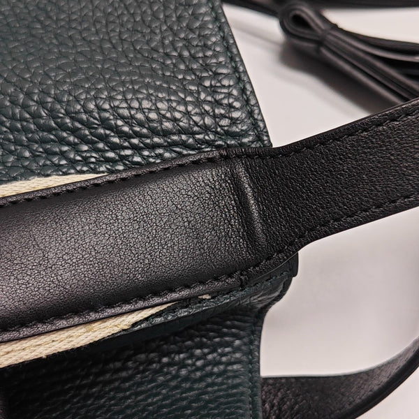 Calfskin Top Handle Bag Green
