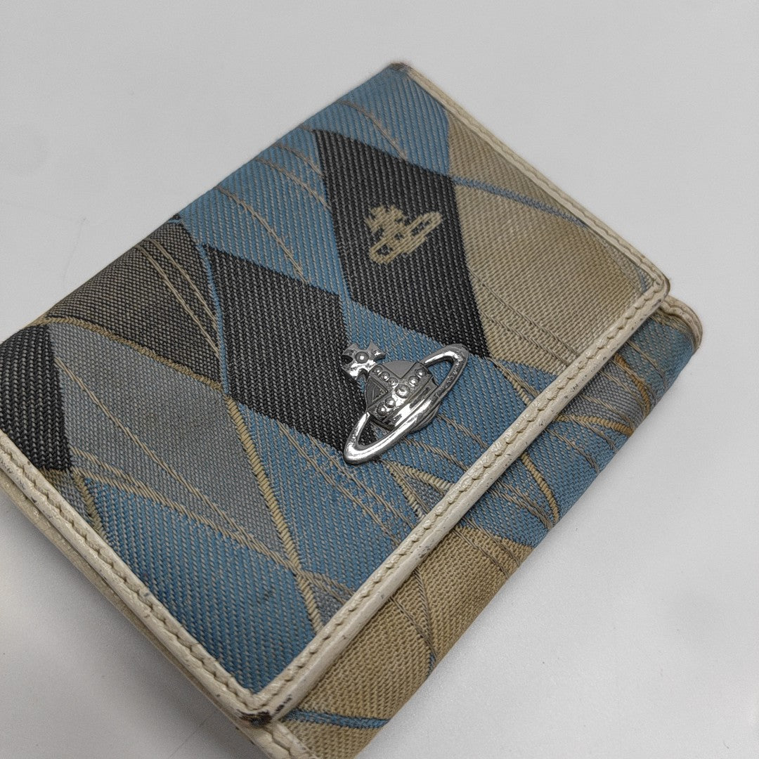 Fabric Wallet Blue