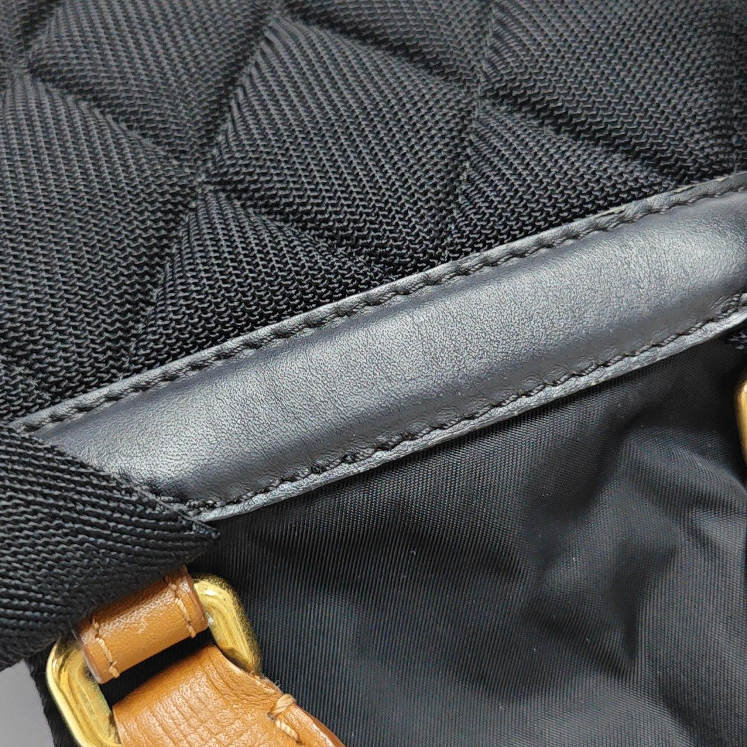The Rucksack Nylon Black