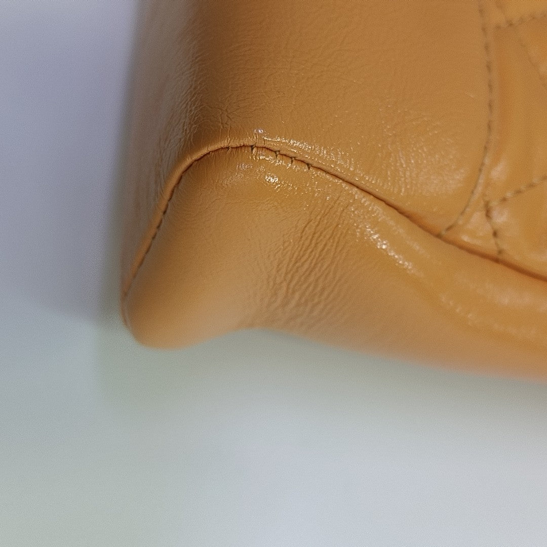 CHANEL 31 Mini Quilted Calfskin Orange