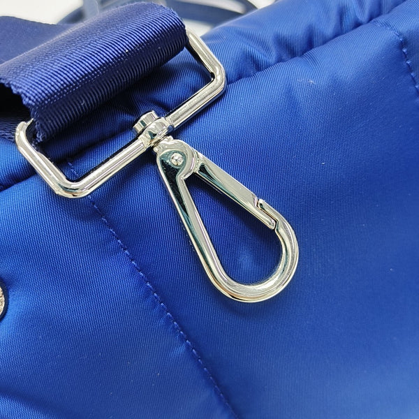 Nylon Quilted Nylon Blue