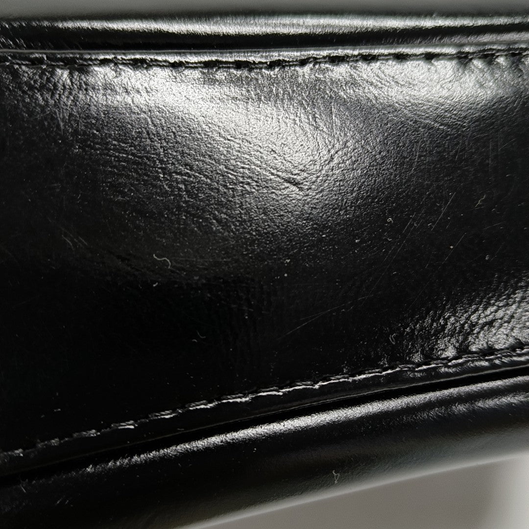 GABRIELLE Small Quilted Calfskin Black