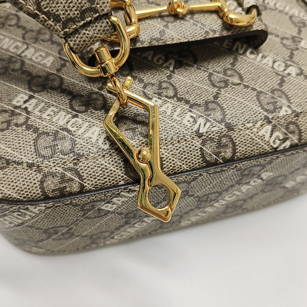 The Hacker Project Mini Monogram Coated Canvas Gray