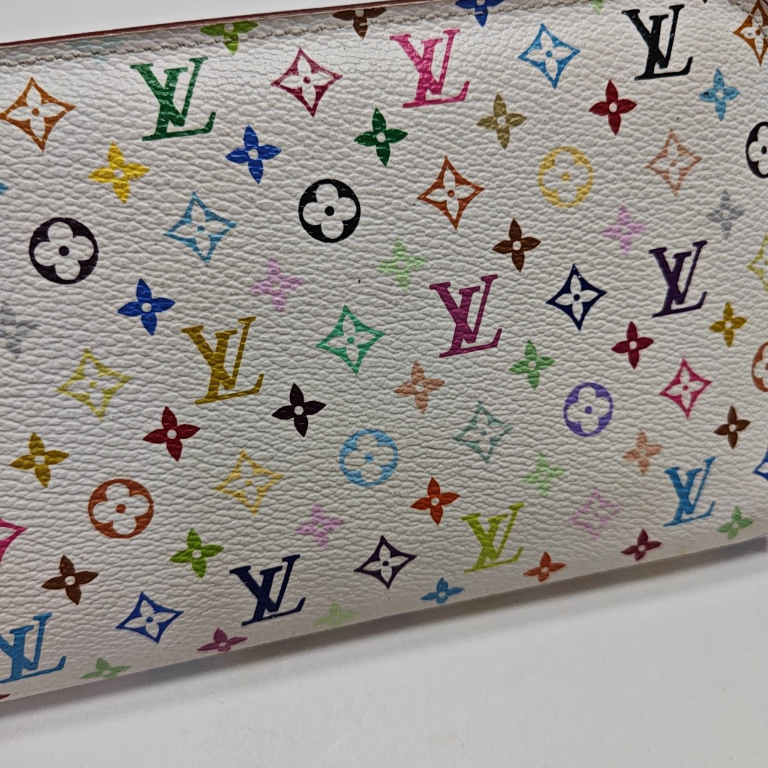 LV × TM INSOLITE Monogram Coated Canvas White Wallet