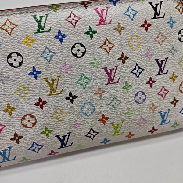 LV × TM INSOLITE Monogram Coated Canvas White Wallet