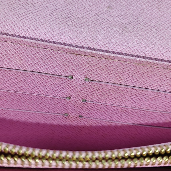 LV × TM PORTE MONNAIE Monogram Coated Canvas White Wallet