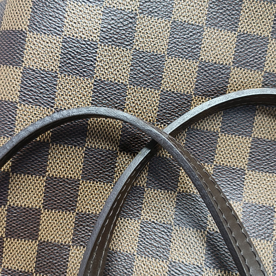 NEVERFULL MM Damier Ebene Coated Canvas Brown