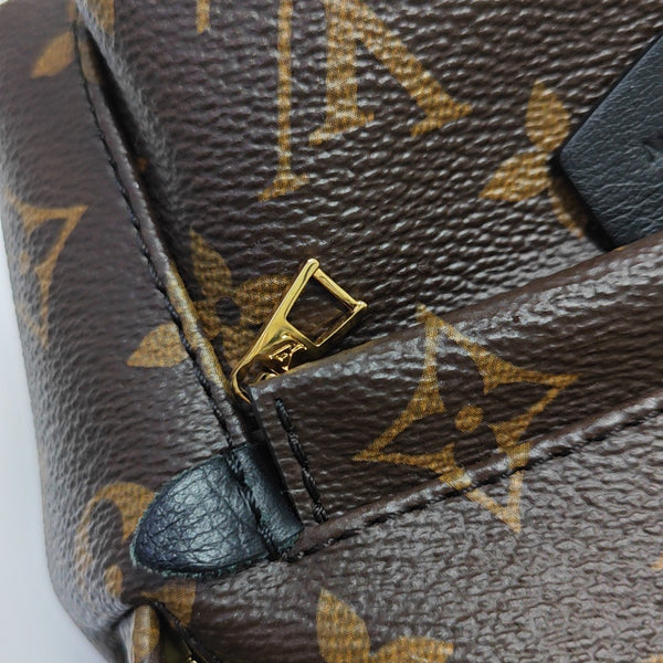 PALM SPRINGS Mini Monogram Coated Canvas Brown