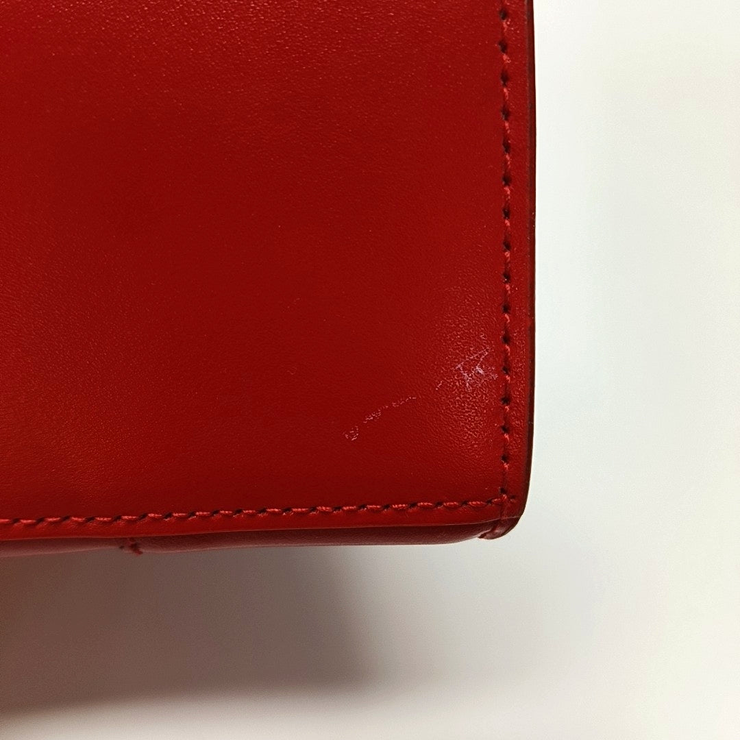 Hourglass S Calfskin Red