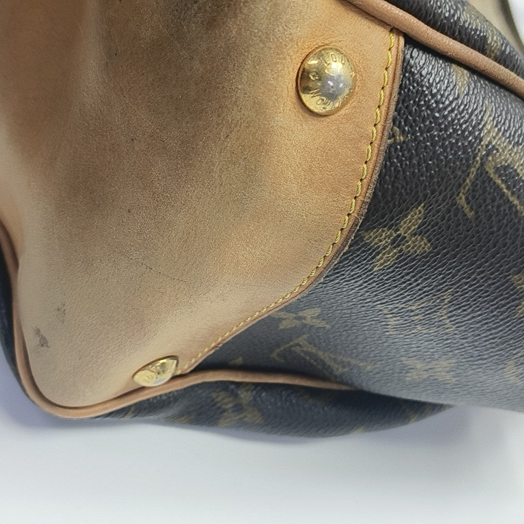 VINTAGE BOETIE PM Monogram Coated Canvas Brown